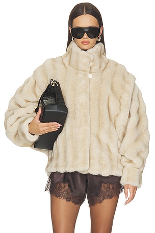 Katja Faux Fur Jacket Ducie