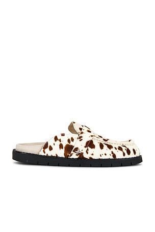 Duke + Dexter Winston Brown Cow Mule in Brown