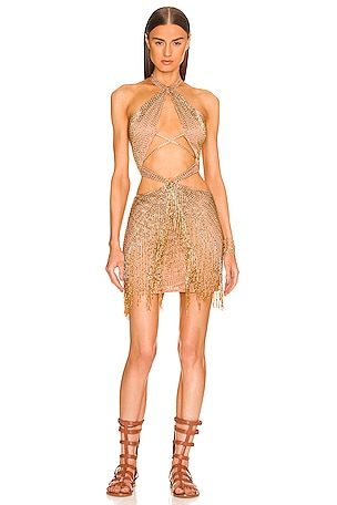 Cher Embellished Mini Dress DUNDAS x REVOLVE