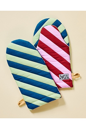 Dusen Dusen Oven Mitt in Red,Blue