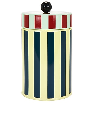 Dusen Dusen Tall Stripe Canister en Jaune