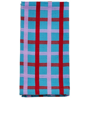 Dusen Dusen Plaid Napkins Set Of 4 in Multi