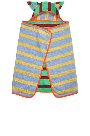 Nicolas Stripe Baby Hooded Towel Dusen Dusen