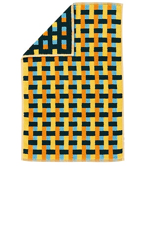 Yellow Weave Hand Towel Dusen Dusen