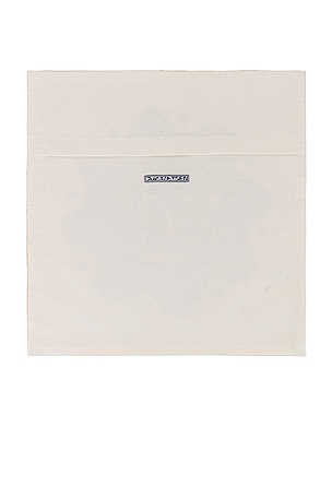 Dusen Dusen Everybody Sun Embroidered Pillow Cover in Cream