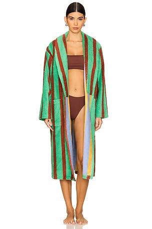 Nicolas Stripe Bathrobe Dusen Dusen