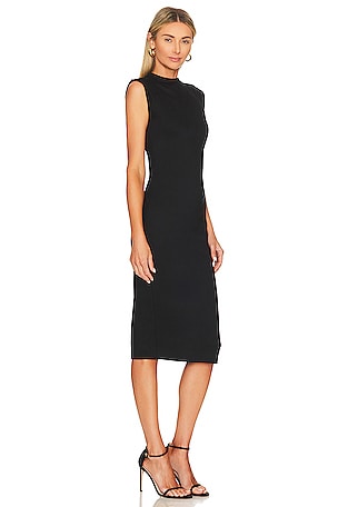 Diane von Furstenberg Darrius Midi Dress in Black