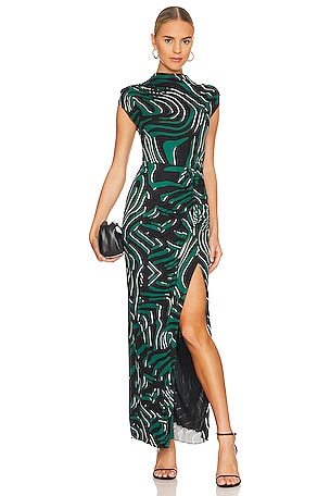 DIANE von FURSTENBERG APOLLO ドレス Diane von Furstenberg Apollo Dress in Zebra Bark Large Dvf