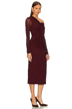 Diane von Furstenberg Rich Dress in Burgundy