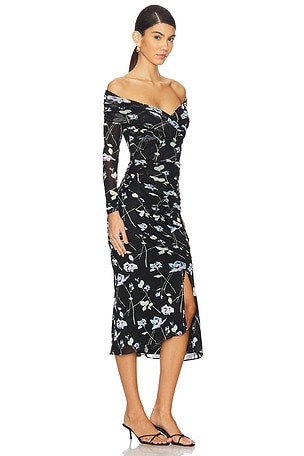 Diane von Furstenberg Ganesa Dress in Black