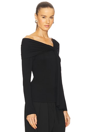 Diane von Furstenberg Twila Top in Black