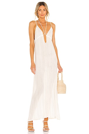 DEVON WINDSOR Paloma Dress in Off White | REVOLVE