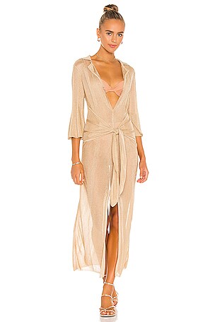 windsor gold dress Queendancer Women Sparkly Gold Ruched Long Formal Dress with Slit Metallic  A Line Deep V-Neck Pleated Gala Dress – queendancer main image 1