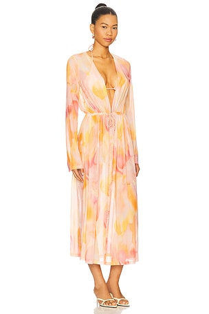 DEVON WINDSOR Oakley Robe in Pink