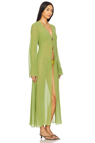 DEVON WINDSOR Penny Robe in Green