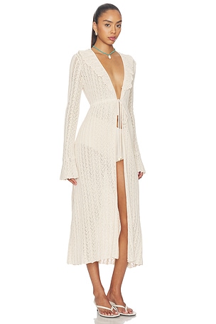 DEVON WINDSOR Sienna Robe in Cream
