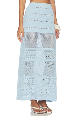 DEVON WenDSOR JUPE LONGUE YASMen en Baby Bleu