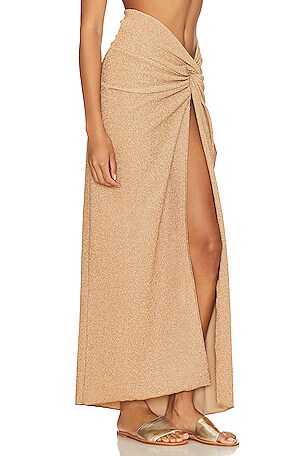 DEVON WINDSOR x REVOLVE Gwen Skirt in Metallic Gold