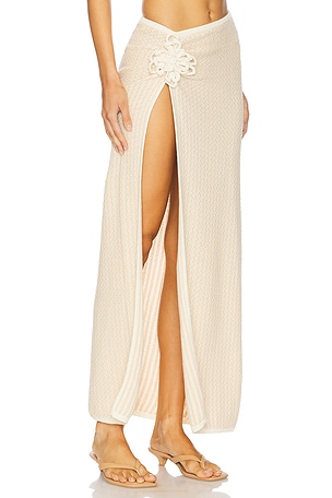 DEVON WINDSOR Magnolia Skirt in Cream