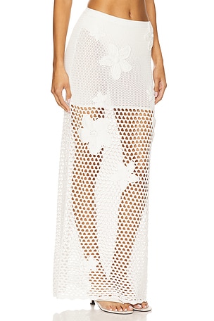 DEVON WINDSOR Roe Skirt in White