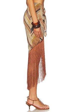 DEVON WenDSOR Paxton Skirt en Fauve