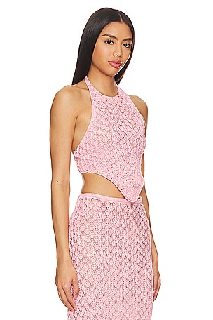 DEVON WINDSOR Lana Top in Pink