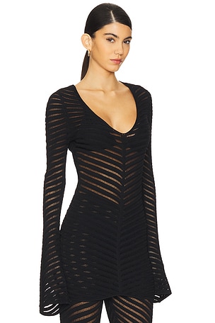DEVON WINDSOR Cindy Tunic in Black