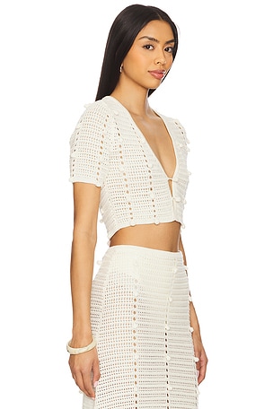 DEVON WINDSOR Hada Top in Cream