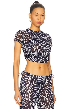 DEVON WINDSOR Alder Top in Navy. Size XS. Also