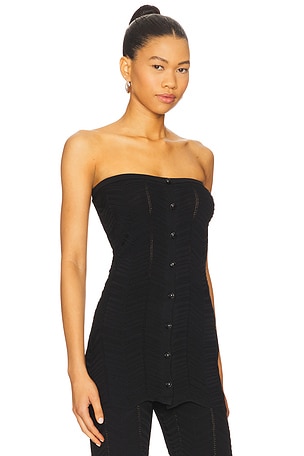 DEVON WINDSOR Tiffany Top in Black. Size XS. Also