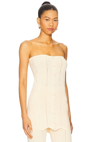 DEVON WINDSOR Tiffany Top in Cream. Size XS. Also