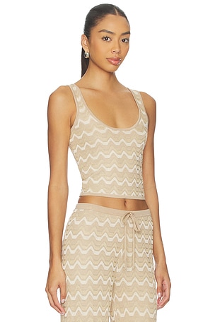 DEVON WINDSOR x REVOLVE Felina Top in Tan