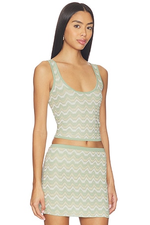 DEVON WINDSOR Felina Tank Top in Sage