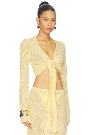 DEVON WINDSOR Vale Top in Yellow