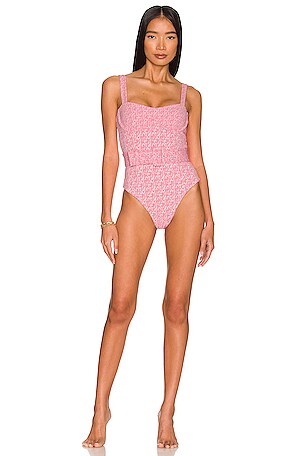 Devon Windsor ワンピース 水着 スイムスーツ モノキニ DEVON WINDSOR Lex Full-Piece Swimsuit in Icy | REVOLVE