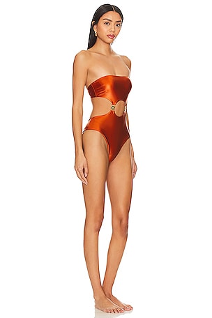 DEVON WINDSOR Georgina One Piece in Rust