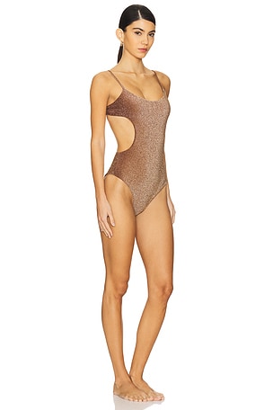DEVON WINDSOR Kalani Full Piece Swimsuit in Chocolate