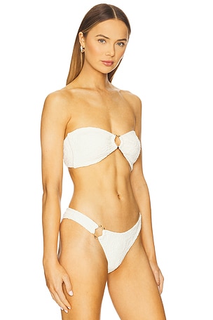DEVON WINDSOR Calypso Bikini Top in Ivory