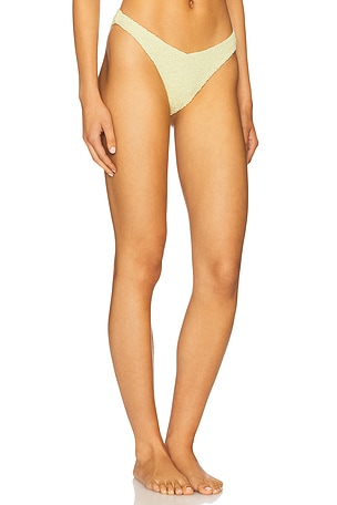 DEVON WINDSOR Nina Bikini Bottom in Lemon