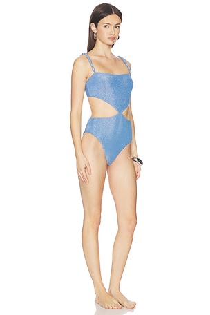 DEVON WINDSOR x REVOLVE Pippa One Piece Swimsuit in Blue
