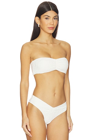 DEVON WINDSOR Navi Bikini Top in White