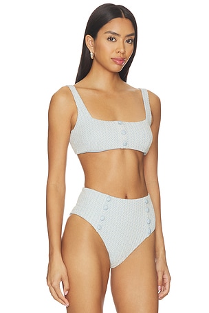 DEVON WINDSOR Mya Bikini Top in Baby Blue
