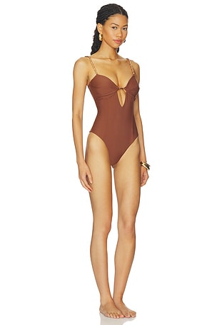 DEVON WINDSOR Dawn One Piece in Brown