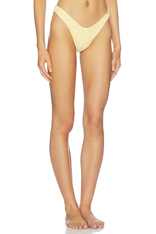 DEVON WINDSOR Larissa Bikini Bottom in Yellow. Size XL. Also