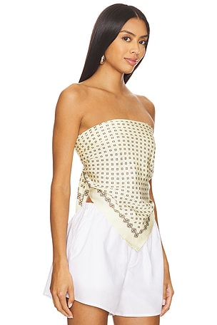 EAVES Paola Scarf in Lemon