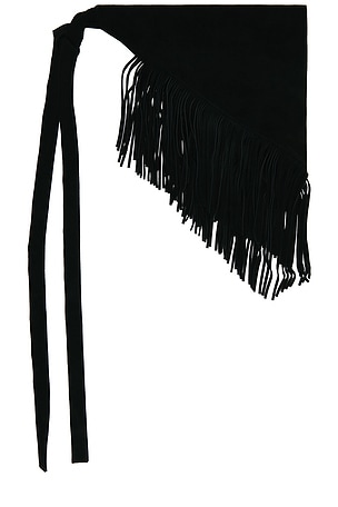 Milo Fringe Suede Belt EAVES