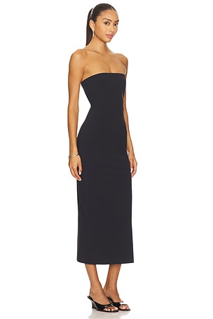 EAVES Bo Tube Maxi Dress in Black