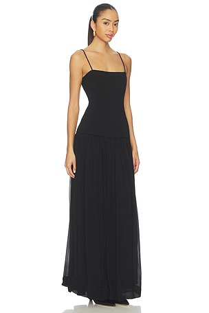 EAVES Pardes Dress in Black