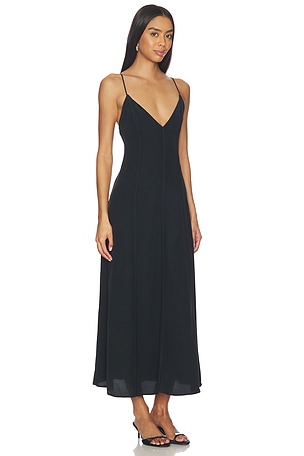 EAVES Imani Maxi Dress in Black