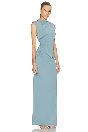 EAVES Auda Gown in Slate